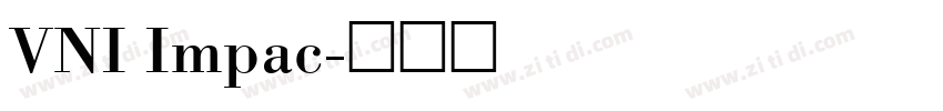 VNI Impac字体转换